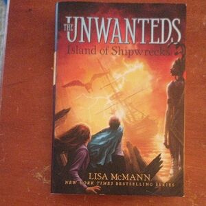 The Unwanteds: Island of Shipwrecks by - Red and Black Cover